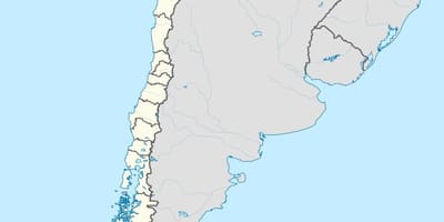 Карта antofagasta, Чили
