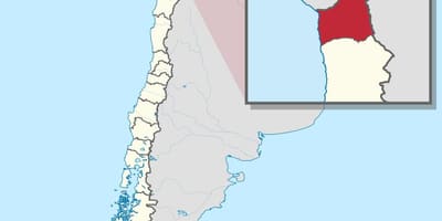 Карта arica, Чили