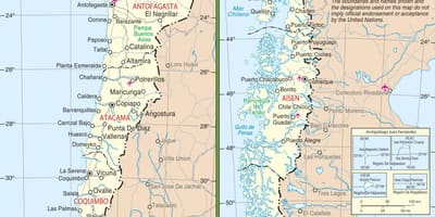 Картата де Чили