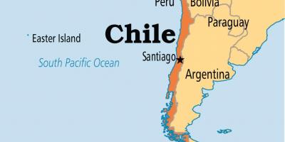 Сантяго де Чили картата