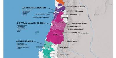 Чили винената листа на страната